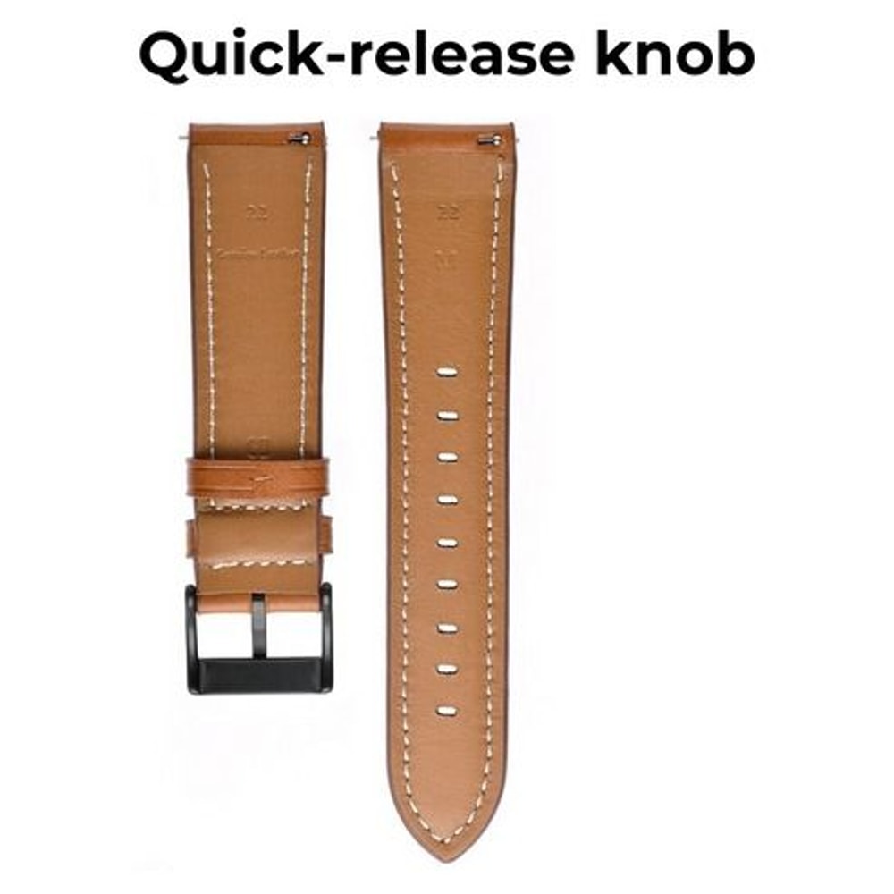 Classic Genuine Leather Watch Band Strap Quick Release Wristband Stylish And Durable 4
