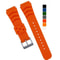 Soft Silicone Watch Band 18mm 20mm 22mm Divers Replacement Strap Quick Release For Seiko Orient Cit