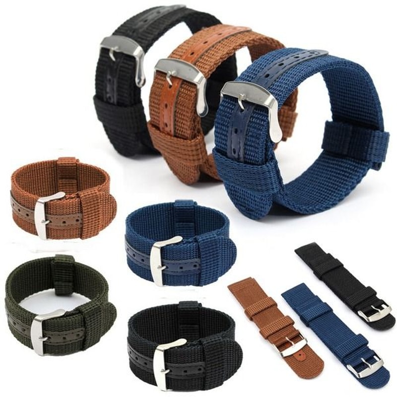 Military Canvas Nylon Wrist Watch Band Strap Adjustable Sport Bracelet Stylish And Durable Wat 1