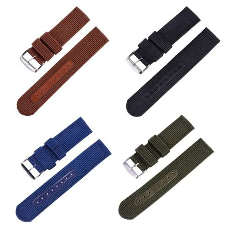 Military Canvas Nylon Wrist Watch Band Strap Adjustable Sport Bracelet Stylish And Durable Wat 2