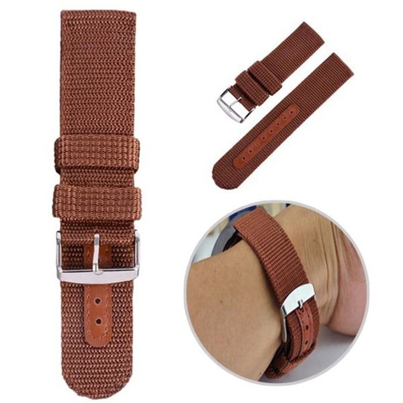 Military Canvas Nylon Wrist Watch Band Strap Adjustable Sport Bracelet Stylish And Durable Wat 4