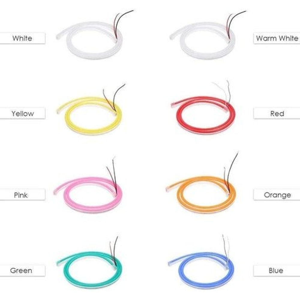 Waterproof Silicone Tube LED Strip Flexible Neon Lights 1M 2M 3M 5M Perfect For Signs Decor And DIY