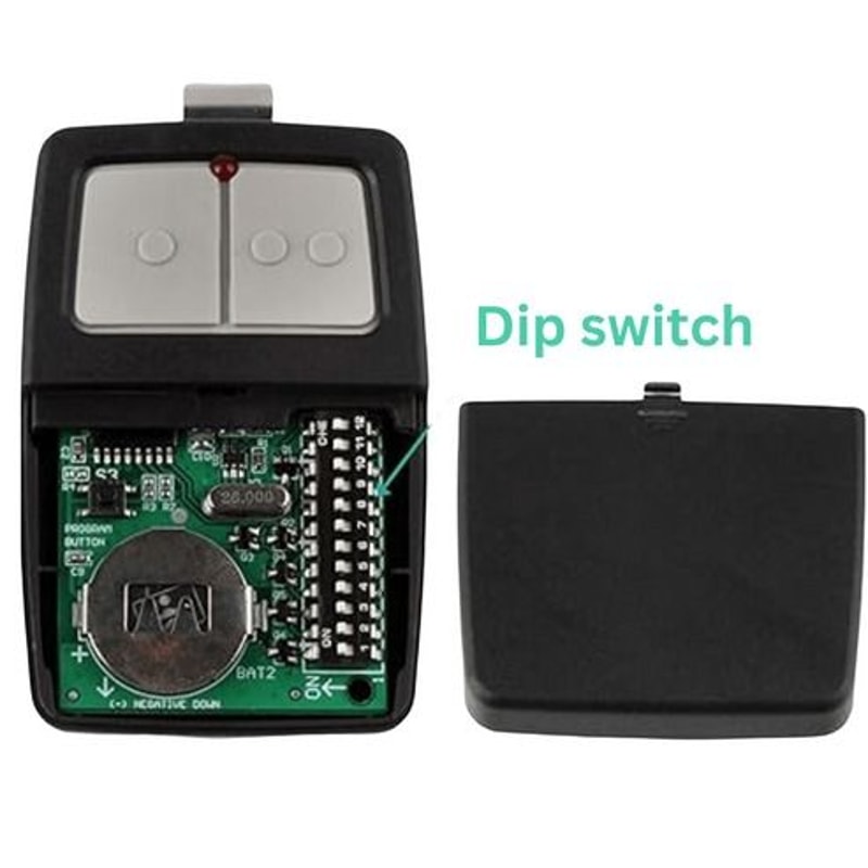 Universal Garage Gate Door Opener Remote Easy Setup With Dip Switch Technology 7