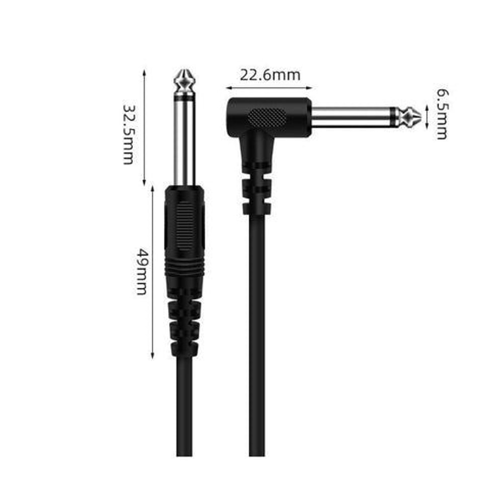 Guitar Amplifier 10ft Electric Patch Cord Cable For NoiseFree Performance 9