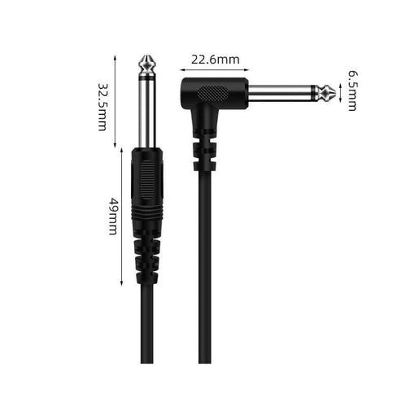 Guitar Amplifier 10ft Electric Patch Cord Cable For NoiseFree Performance 9