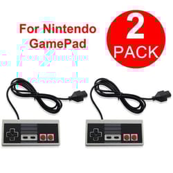 wired controller for original nintendo nes, vintage console gamepad, reliable & durable replacement