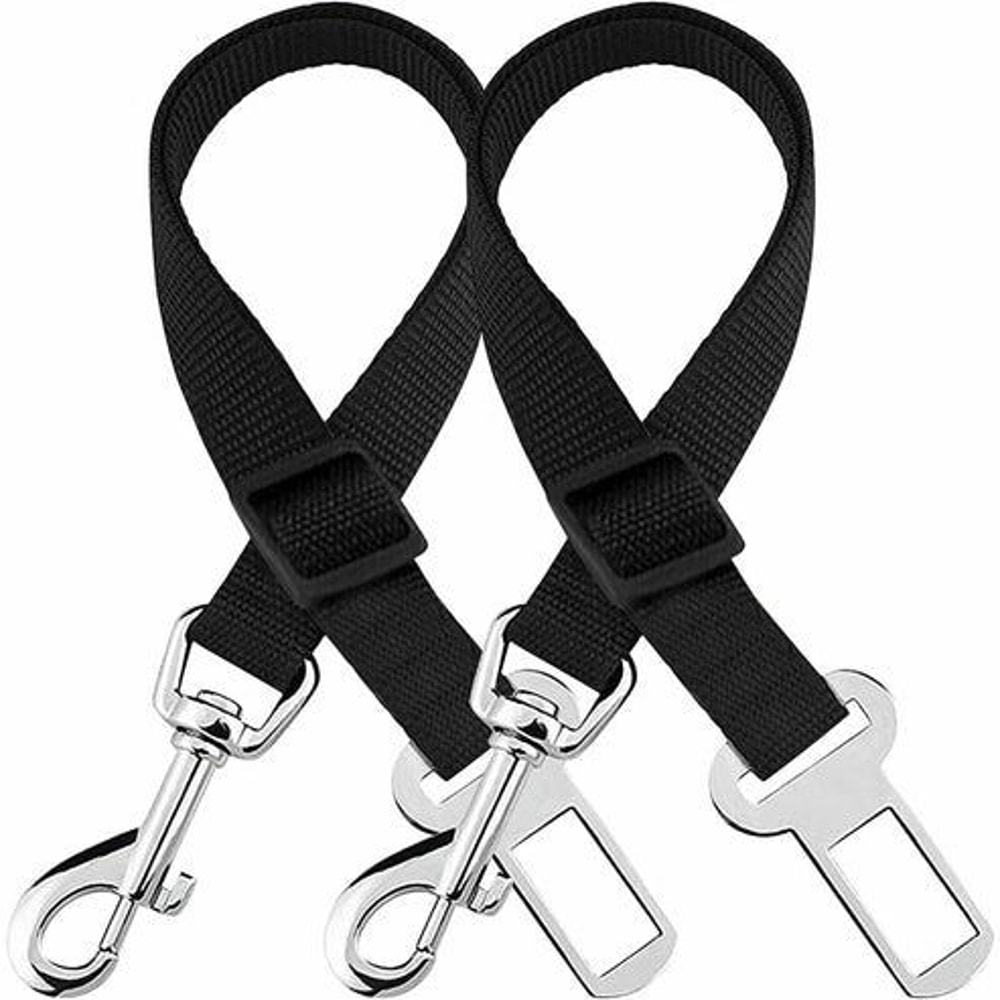 Adjustable Cat Dog Pet Safety Seatbelt Car Vehicle Seat Belt Harness Lead TangleFree Durable Design 2