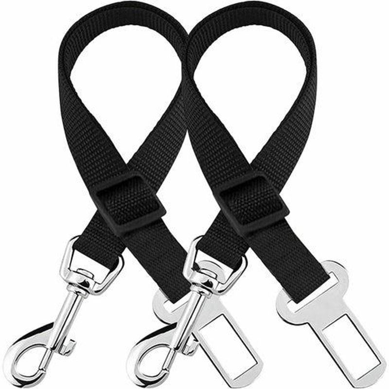 Adjustable Cat Dog Pet Safety Seatbelt Car Vehicle Seat Belt Harness Lead TangleFree Durable Design 2