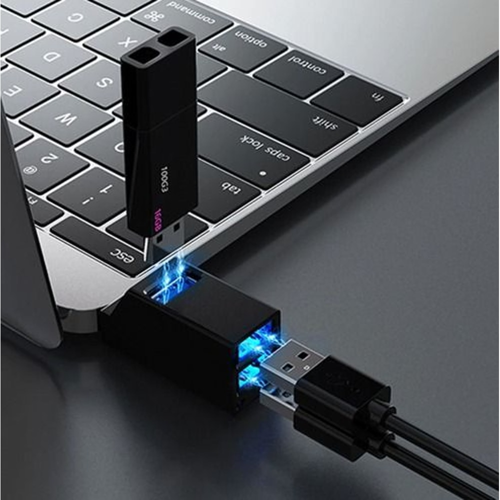 USB Hub Splitter Box HighSpeed Portable USB Hub For PC Laptop Notebook Plug And Play No Driver Need