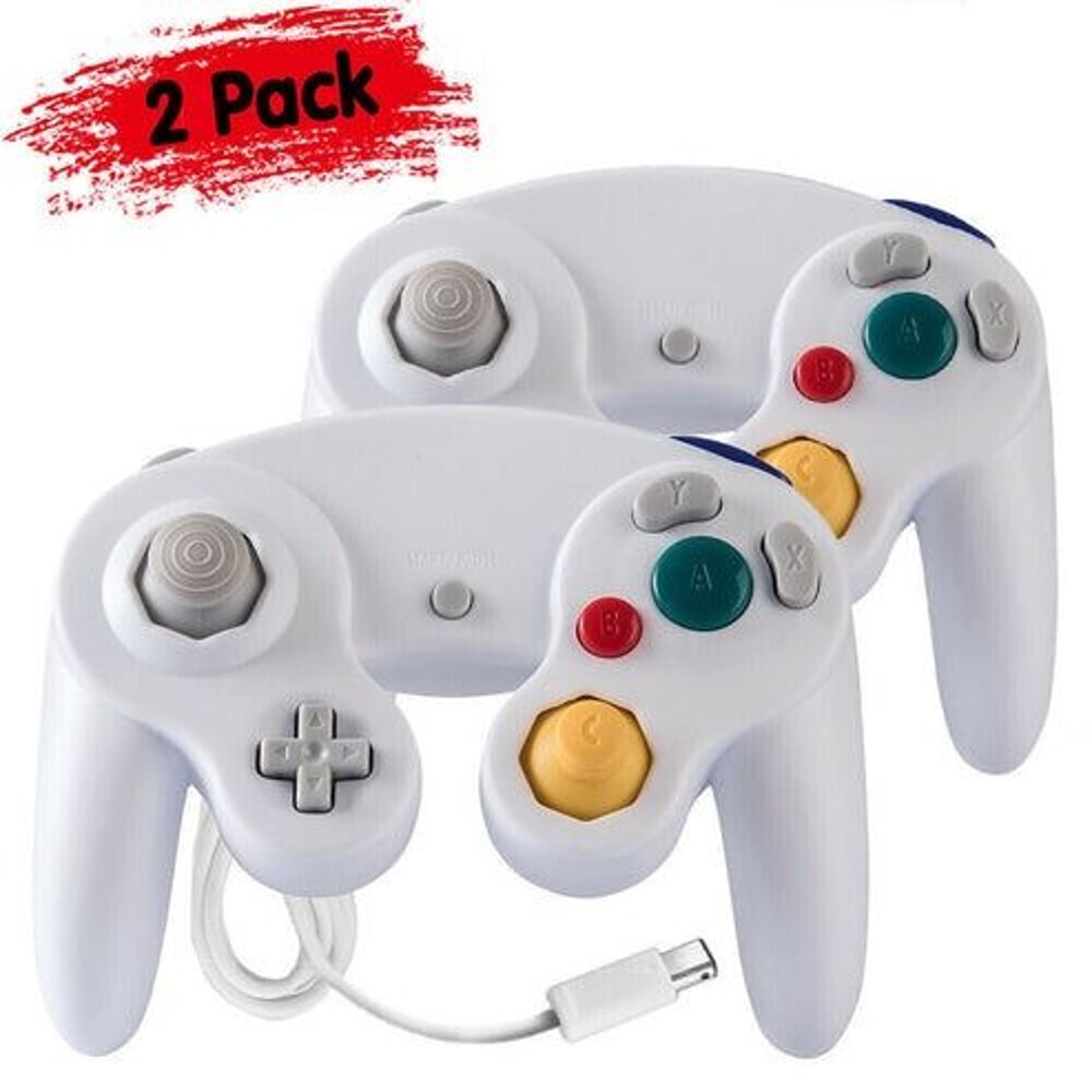 Pack Wired Gamepad For Nintendo GameCube Wii U HighQuality NGC Controller Durable Easy To Install 8