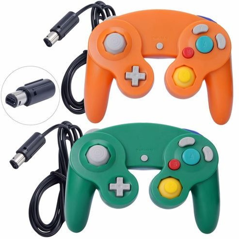 Pack Wired Gamepad For Nintendo GameCube Wii U HighQuality NGC Controller Durable Easy To Install 1