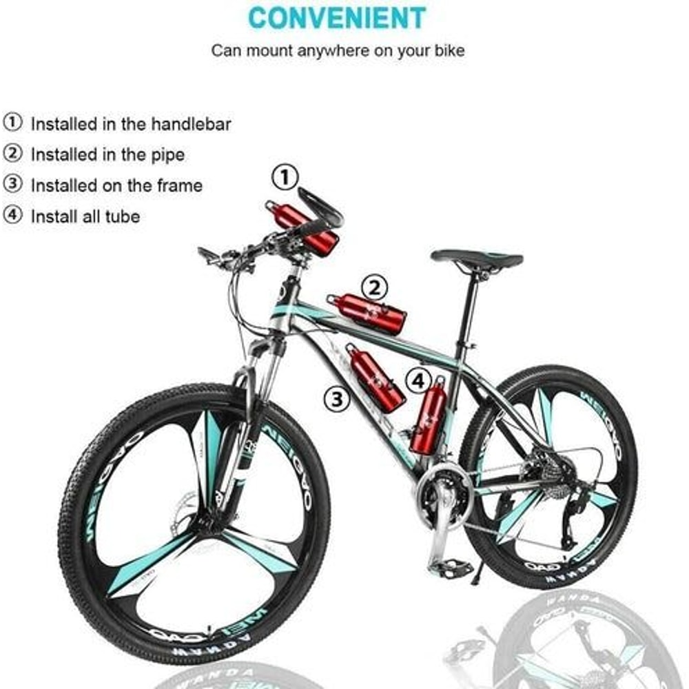 Bicycle Water Bottle Holders Aluminum Alloy Bike Cages Lightweight Easy Installation Secure Fit 7