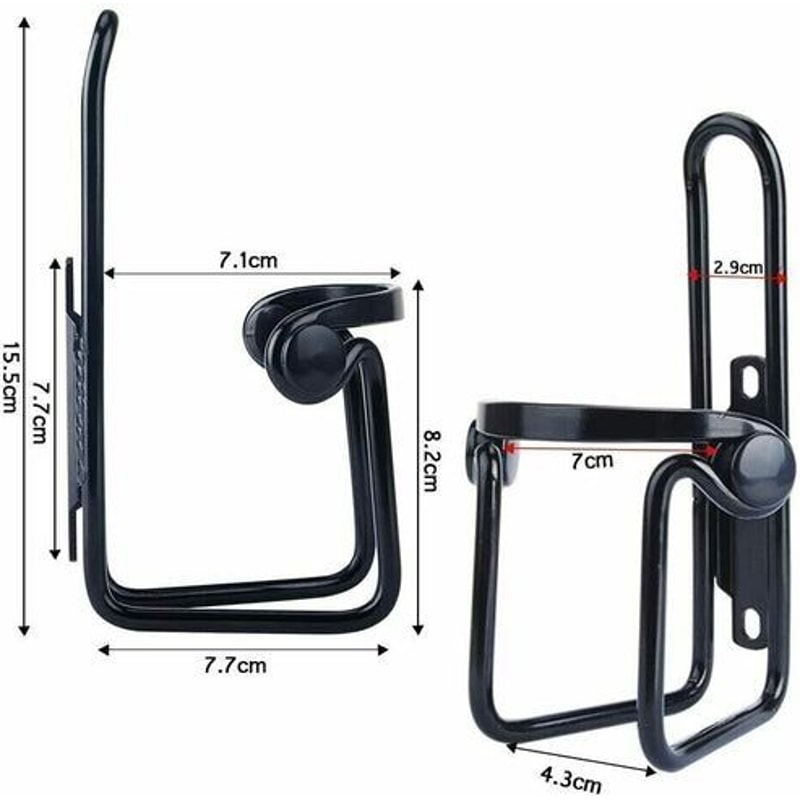 Bicycle Water Bottle Holders Aluminum Alloy Bike Cages Lightweight Easy Installation Secure Fit 3