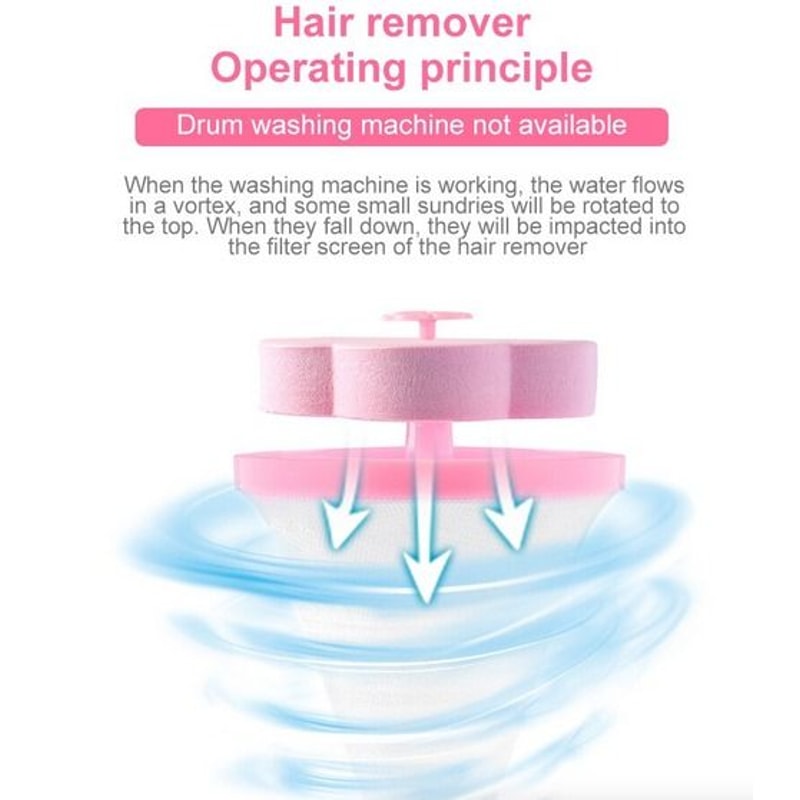Laundry Lint Pet Hair Remover Floating Pet Fur Catcher Reusable Filter For Washing Machine To Catch 4