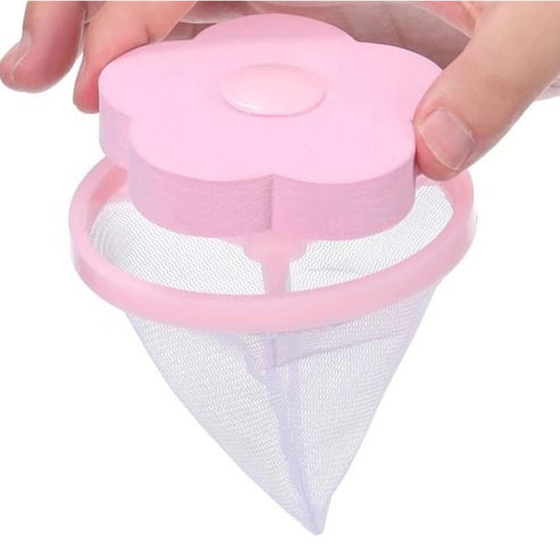 Laundry Lint Pet Hair Remover Floating Pet Fur Catcher Reusable Filter For Washing Machine To Catch 6