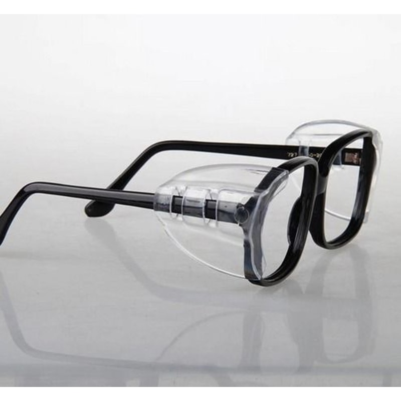 Universal Side Shields For Eye Glasses SlipOn Safety Shield Eyewear Protection 1