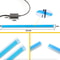 Slim Amber LED DRL Turn Signal Strip For Headlight Flexible Sequential Light Waterproof HighBrightn 3