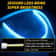 Slim Amber LED DRL Turn Signal Strip For Headlight Flexible Sequential Light Waterproof HighBrightn 4