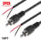 Male Plug To Bare Wire Audio Speaker Cable Cord For Subwoofer HDTV Home Theater System High Fidelit 0