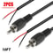 Male Plug To Bare Wire Audio Speaker Cable Cord For Subwoofer HDTV Home Theater System High Fidelit 0