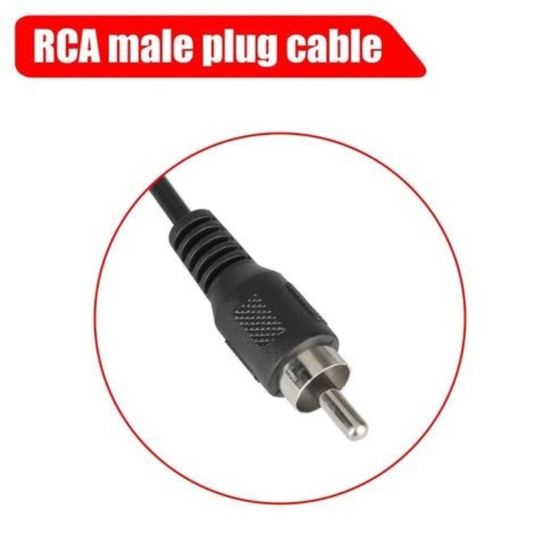 Male Plug To Bare Wire Audio Speaker Cable Cord For Subwoofer HDTV Home Theater System High Fidelit 3
