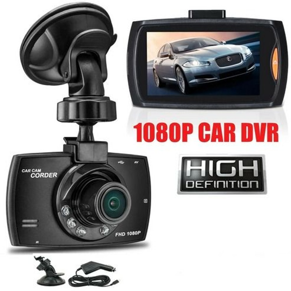 Full HD Dash Cam Car DVR Front Rear Camera Night Vision GSensor For Driving Safety 4