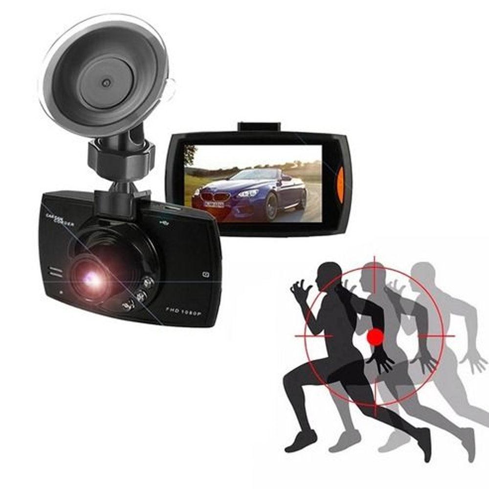 Full HD Dash Cam Car DVR Front Rear Camera Night Vision GSensor For Driving Safety 11