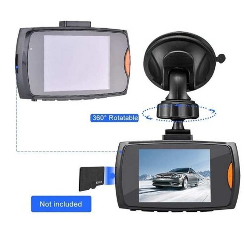 Full HD Dash Cam Car DVR Front Rear Camera Night Vision GSensor For Driving Safety 15