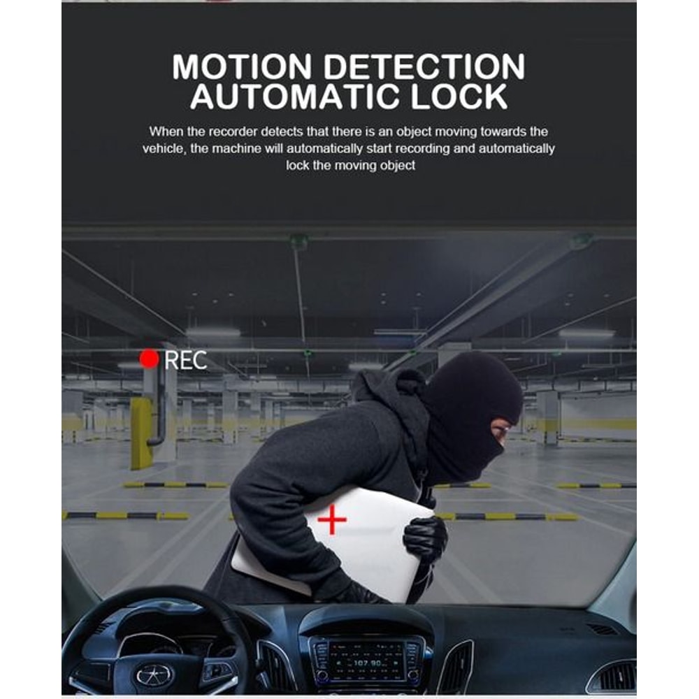 Full HD Dash Cam Car DVR Front Rear Camera Night Vision GSensor For Driving Safety 16