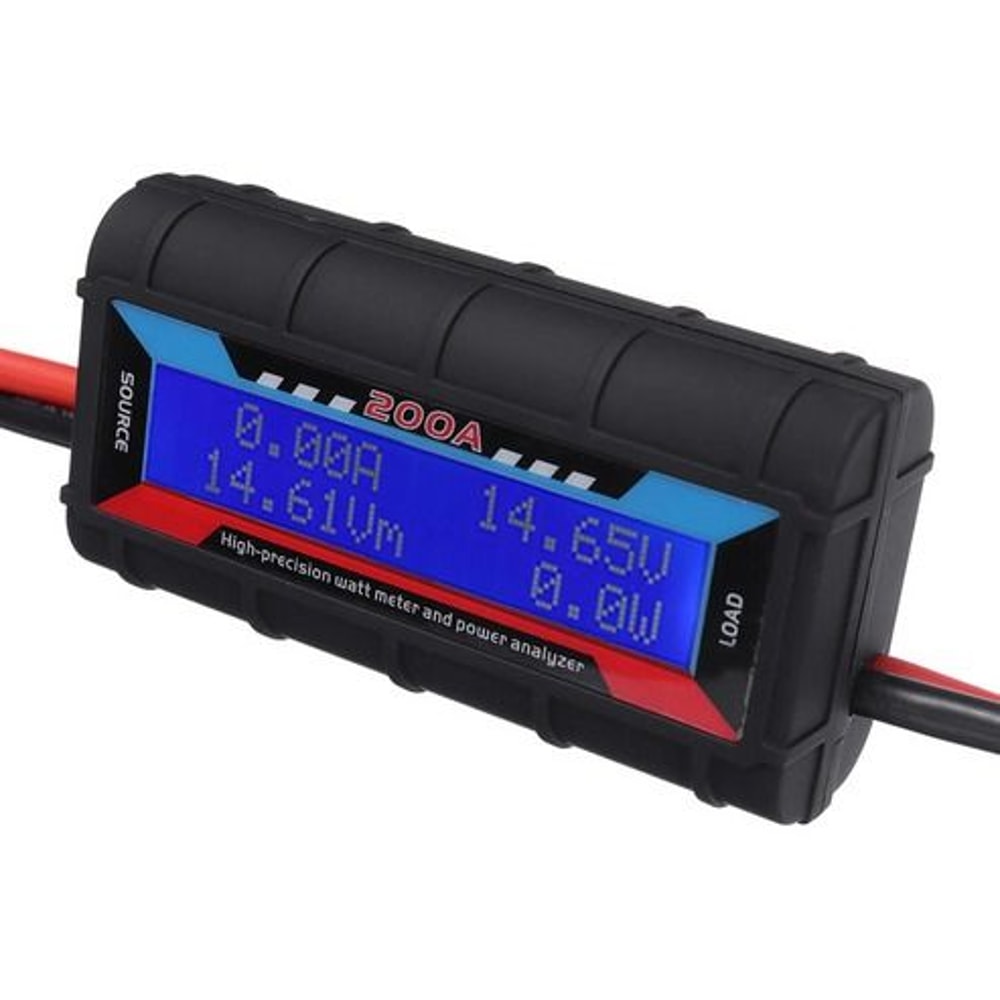 LCD Volt Amp Meter DC Digital Monitor For Solar Power RC Battery Analyzer Voltage And Current Calcu 1