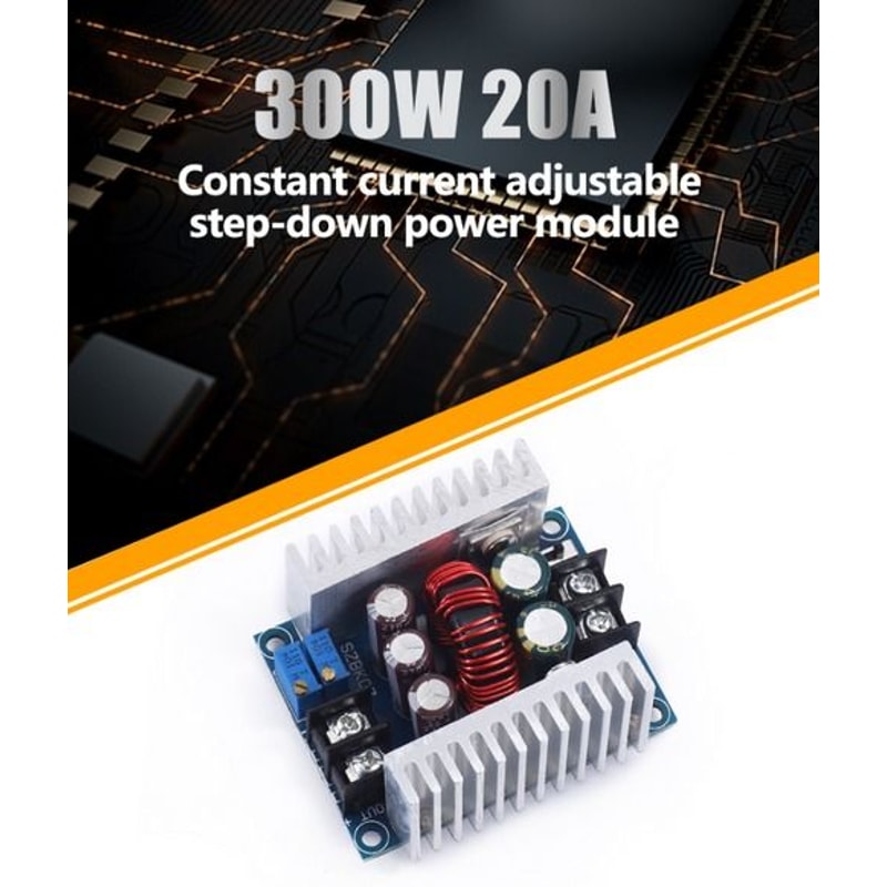 Synchronous Buck Converter DC Step Down Power Module Adjustable CC Voltage Efficient Power Sup 5