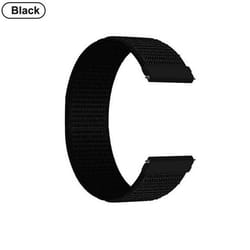 woven nylon sport loop watch band strap with quick release spring pins, breathable and adjustable