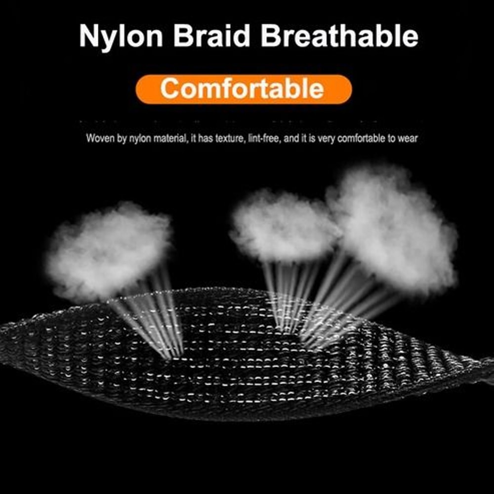 Woven Nylon Sport Loop Watch Band Strap With Quick Release Spring Pins Breathable And Adjustable US 10