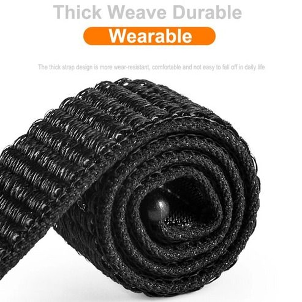 Woven Nylon Sport Loop Watch Band Strap With Quick Release Spring Pins Breathable And Adjustable US 11