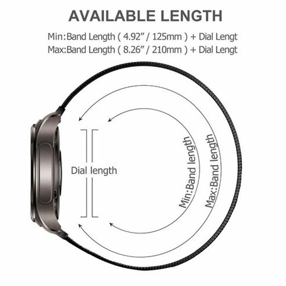 Woven Nylon Sport Loop Watch Band Strap With Quick Release Spring Pins Breathable And Adjustable US 12