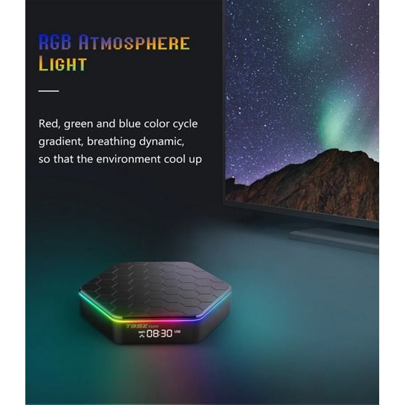 Plus Android Smart TV Box HD Stream Player QuadCore Dual WiFi Bluetooth Video Decoding Perfect For 11