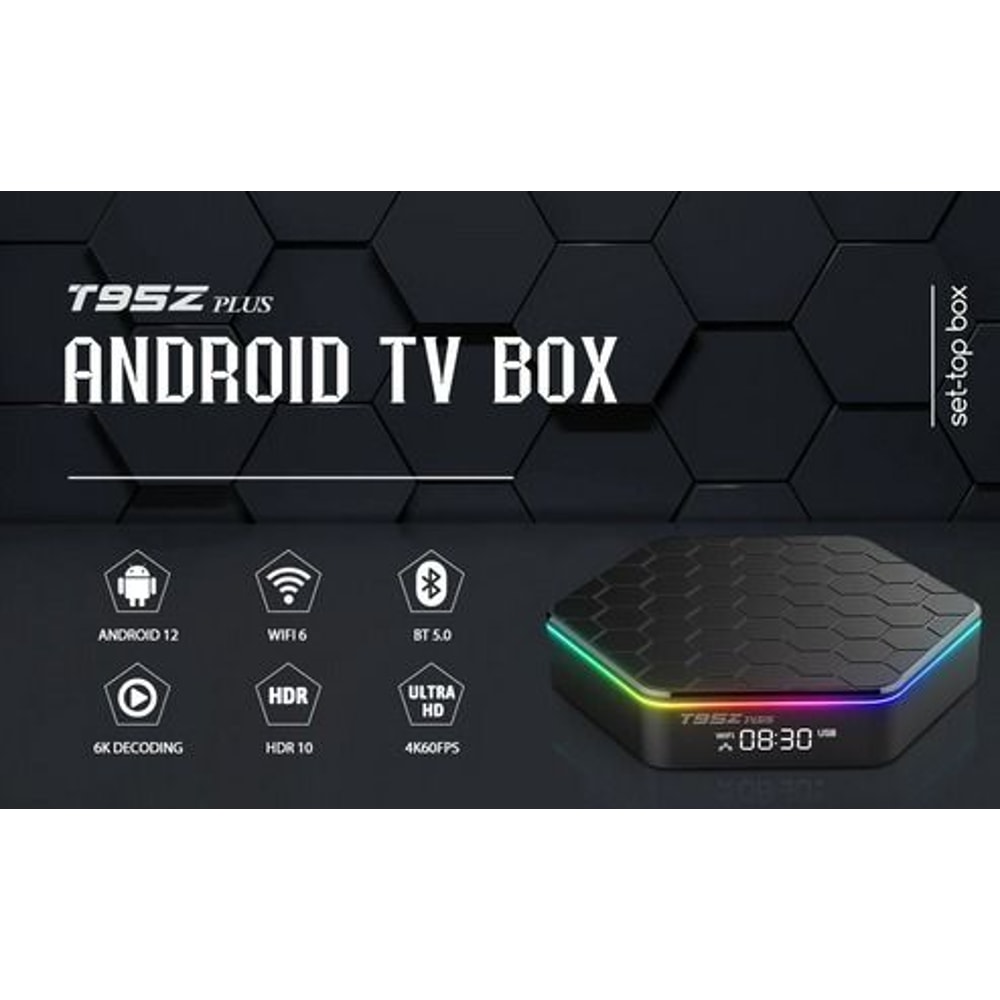 Plus Android Smart TV Box HD Stream Player QuadCore Dual WiFi Bluetooth Video Decoding Perfect For 2