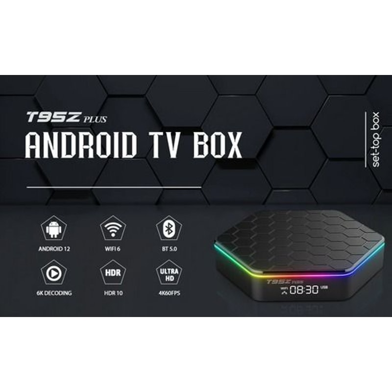 Plus Android Smart TV Box HD Stream Player QuadCore Dual WiFi Bluetooth Video Decoding Perfect For 2