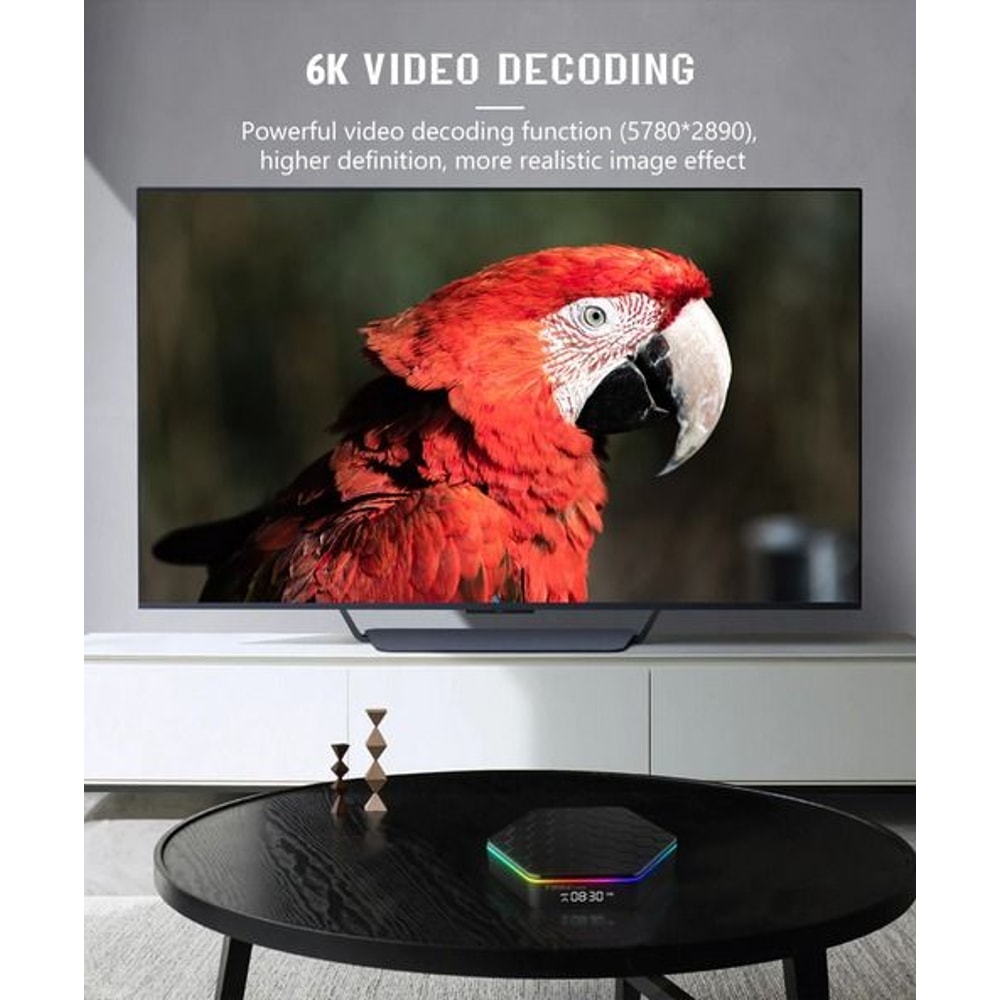 Plus Android Smart TV Box HD Stream Player QuadCore Dual WiFi Bluetooth Video Decoding Perfect For 16