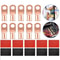 AWG Copper Lugs Black Red Heat Shrink Ring Terminals HighQuality Crimp Or Solder Wire For Battery 0