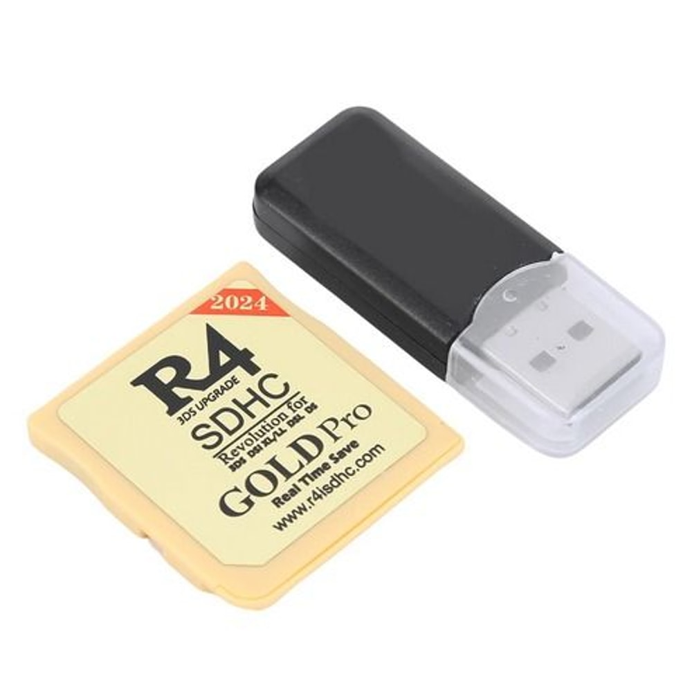 R4 Gold Pro Version Revolution Cartridge USB Fast Reading Compatible With New Consoles 1