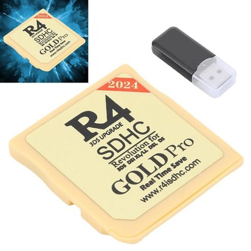 R4 Gold Pro Version Revolution Cartridge USB Fast Reading Compatible With New Consoles 2