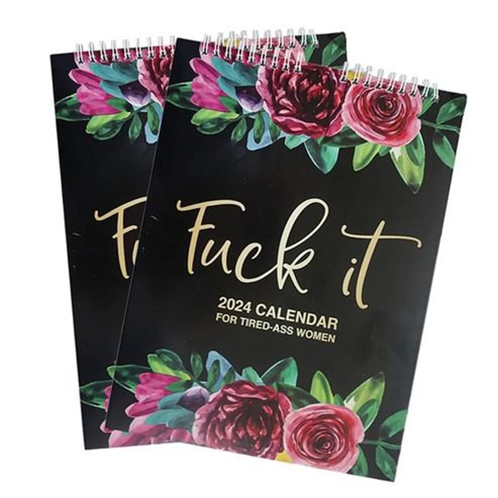 Women Swear Word Calendar For TiredAss Month Weekly Daily Wall Planner Fun And Functional 2