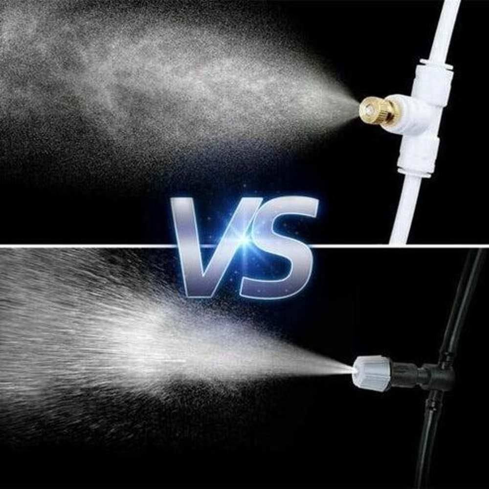 Mister Sprinkler Outdoor Cooling System Brass Misting Nozzles Garden Sprayer Fine Mist Nozzle For U 1