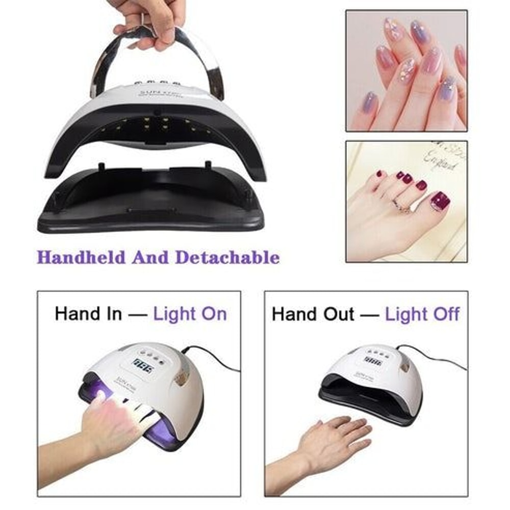 Professional LED Nail Lamp UV Light Polish Gel Dryer Quick Curing Machine For Electric Manicure And 1