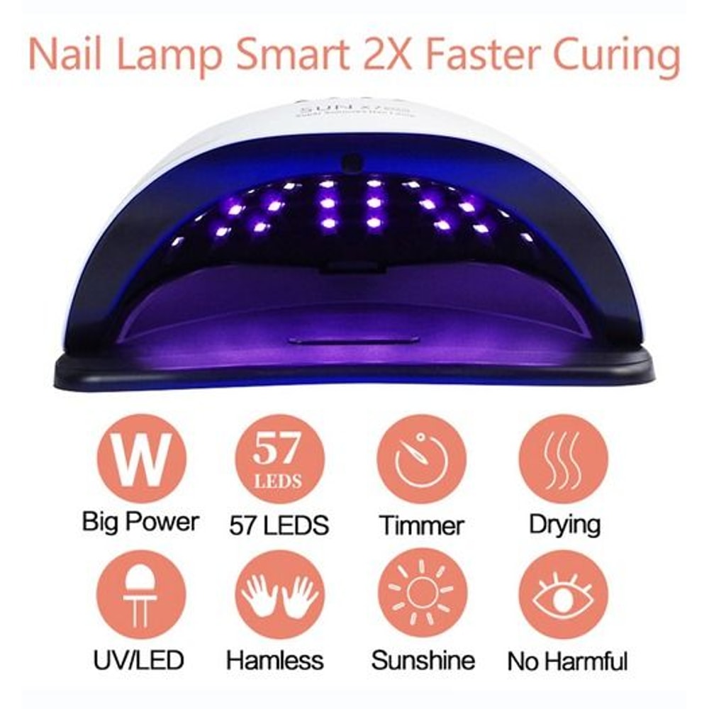 Professional LED Nail Lamp UV Light Polish Gel Dryer Quick Curing Machine For Electric Manicure And 3