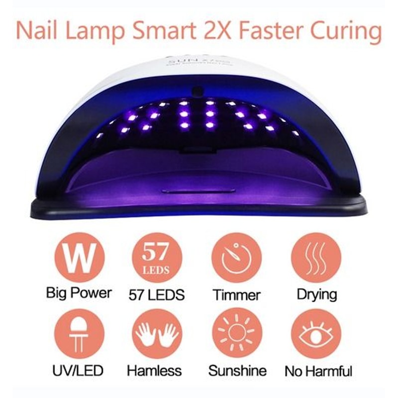 Professional LED Nail Lamp UV Light Polish Gel Dryer Quick Curing Machine For Electric Manicure And 3