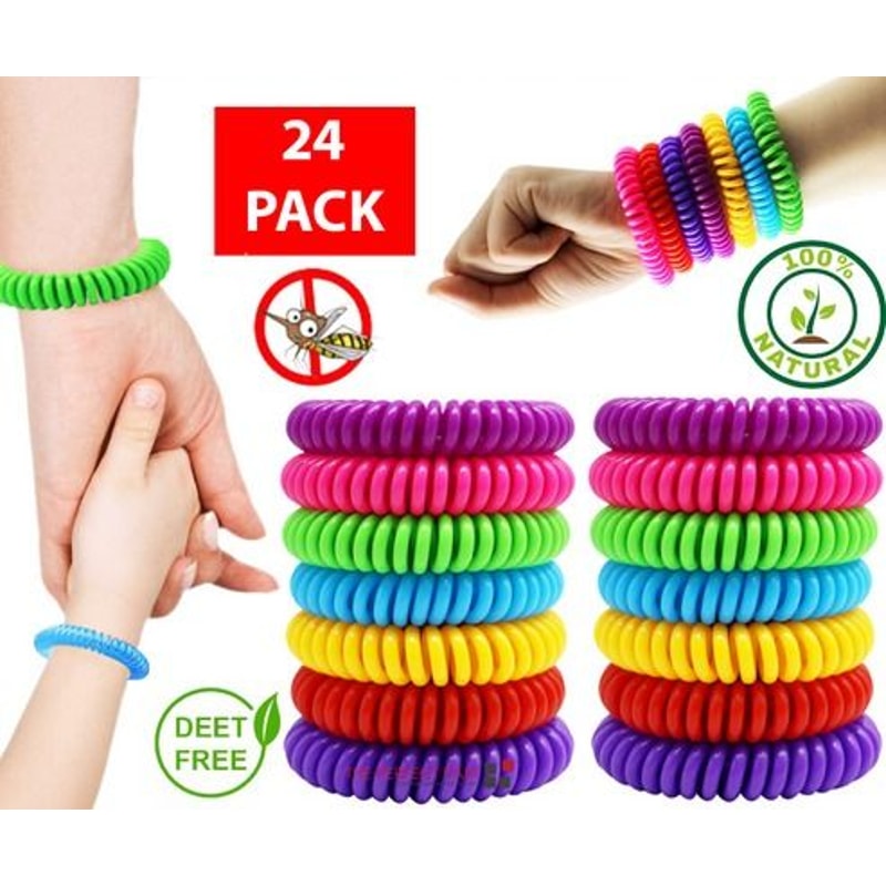 Natural Anti Bug Insect Pest Repellent Bracelet Wrist Band For Kids And Adults 9