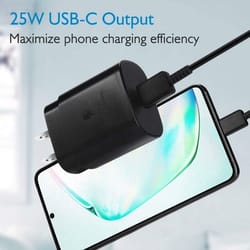 fast usb-c charger & 10ft cable for samsung galaxy fast power, data transfer, universal compatibility