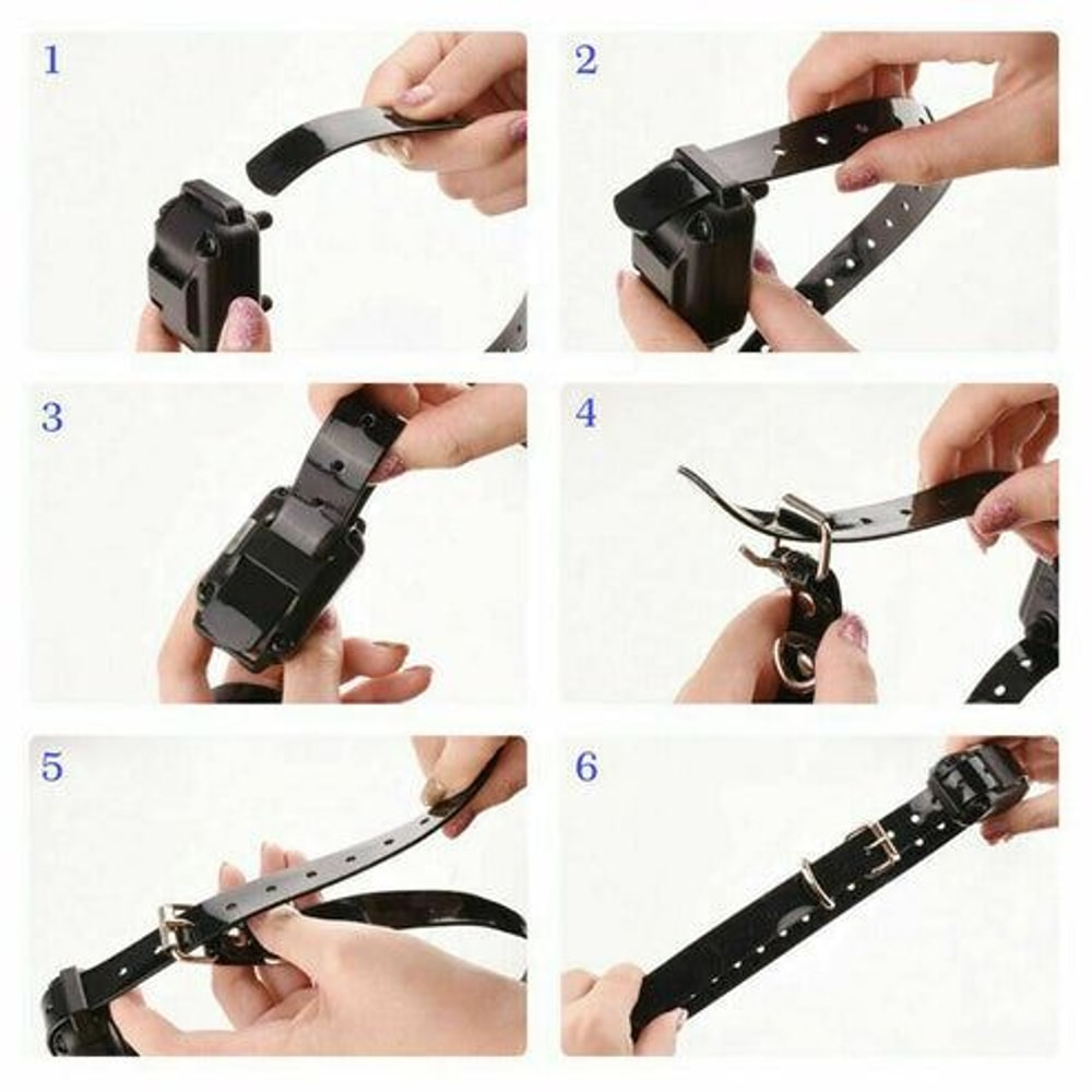 Waterproof Remote Dog Shock Training Set 2 Collars LCD Rechargeable Pet Trainer 2